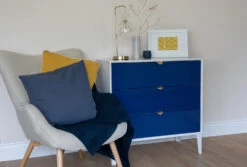 D-c-fix Glossy Contact Paper - Navy Blue(Glossy Contact Paper Navy Blue D 200 3262) -Astek | Home Sales 200 3262 glossy navy blue GLOSSYNAVYBLUE install