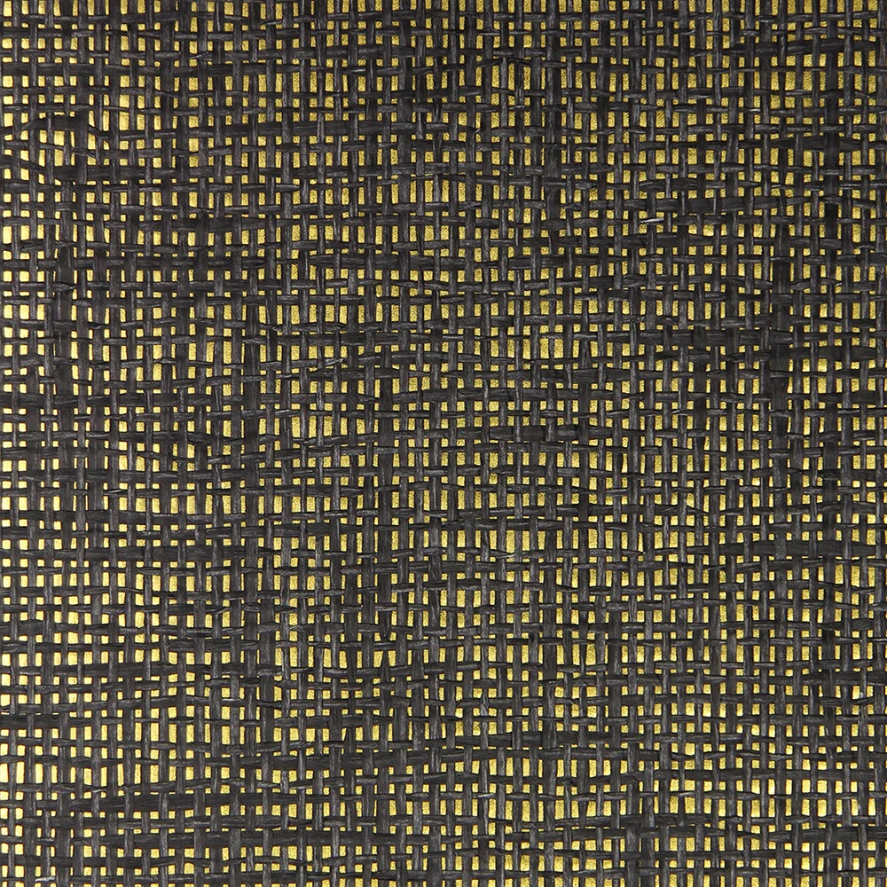 Paper Weave Wallpaper - Black and Grey on Gold(Paper weave wallpaper black and grey on gold d er156) Paper Weave Wallpaper - Black And Grey On Gold(Paper Weave Wallpaper Black And Grey On Gold D Er156) -Astek | Home Sales ER156 ER156 PAPERWEAVEBLACKANDGREYONGOLD