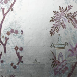 Ting Silver Leaf Wallpaper(Ting Silver Leaf Wallpaper D Pnad657)