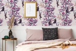 Drunk Monkeys | Peel & Stick Wallpaper(Drunk Monkeys Peel Stick Wallpaper D Psaa106) -Astek | Home Sales PSAA106 3 drunk monkeys COLADA install 964bfc22 0433 4356 8819 ceec44a8e18b