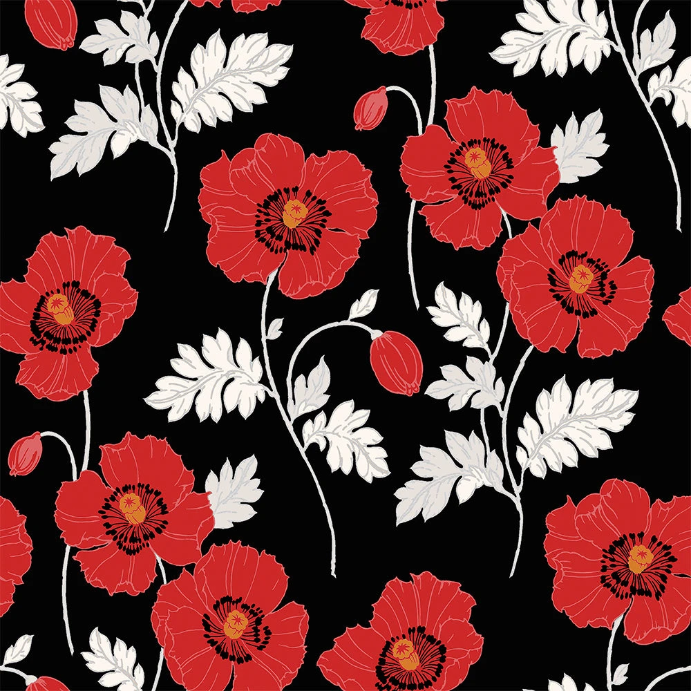 Poppycock | Peel & Stick Wallpaper(Poppycock peel stick wallpaper d psad010) Poppycock | Peel & Stick Wallpaper(Poppycock Peel Stick Wallpaper D Psad010) -Astek | Home Sales PSAD010 3 poppycock ROUGE