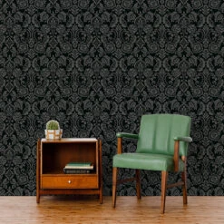 Charlemagne | Peel & Stick Wallpaper(Charlemagne Peel Stick Wallpaper D Psad458) -Astek | Home Sales PSAD458 3 charlemagne LYON install