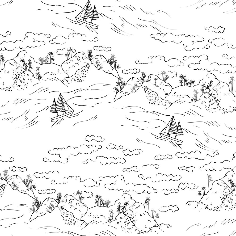 Ocean Toile | Peel & Stick Wallpaper(Ocean toile peel stick wallpaper d psad648) Ocean Toile | Peel & Stick Wallpaper(Ocean Toile Peel Stick Wallpaper D Psad648) -Astek | Home Sales PSAD648 1 ocean toile JIBE