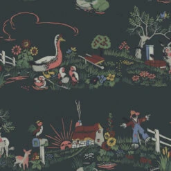 Farm Life | Peel & Stick Wallpaper(Farm Life Peel Stick Wallpaper D Psav103)