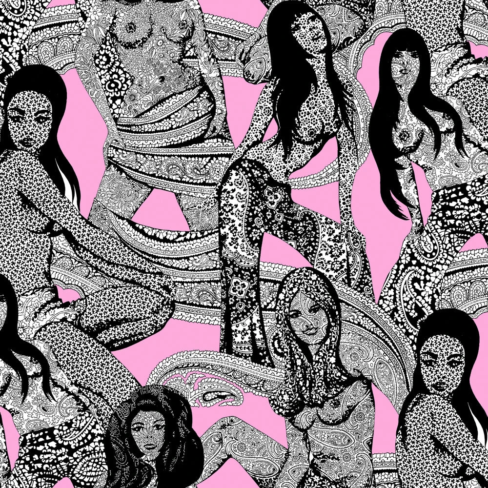 Paramour | Peel & Stick Wallpaper(Paramour peel stick wallpaper d psav159) Paramour | Peel & Stick Wallpaper(Paramour Peel Stick Wallpaper D Psav159) -Astek | Home Sales PSAV159 2 paramour PINK 30138b74 0944 4afc 8809 531860e91f4b