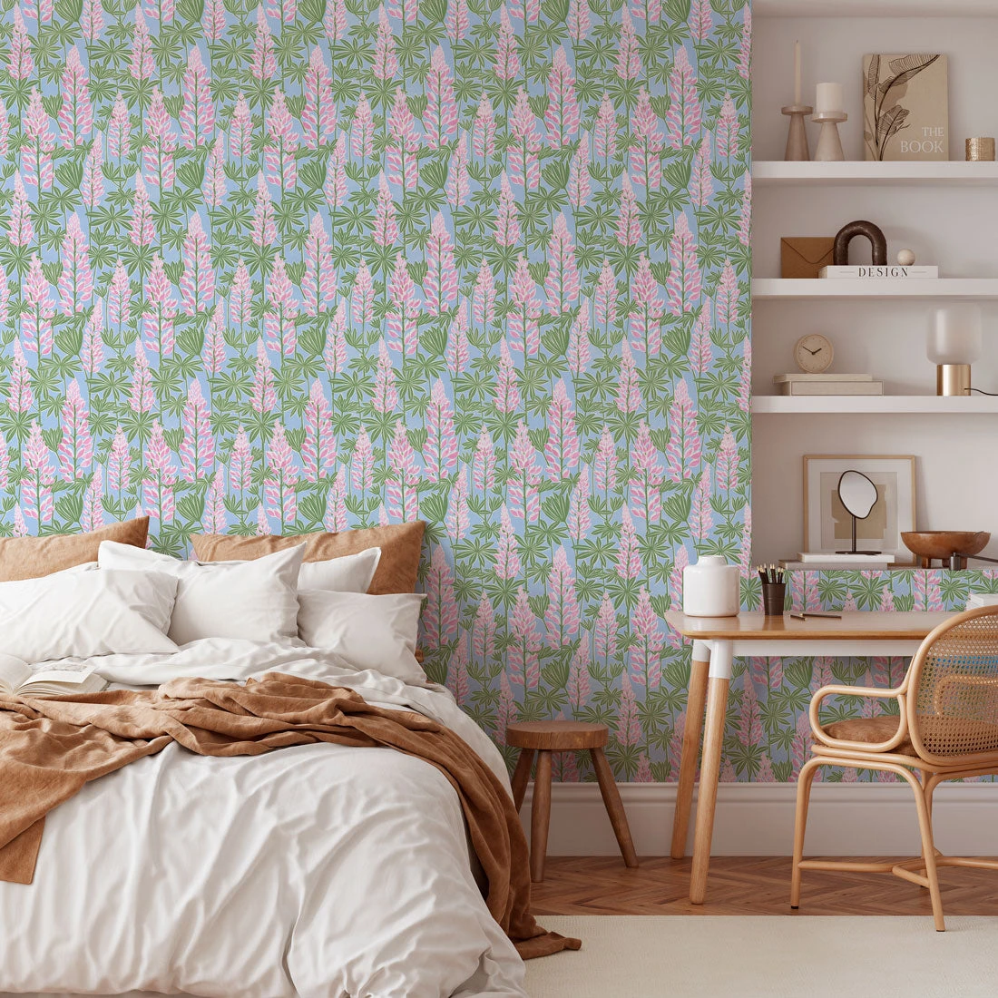 Talbo Lupins | Peel & Stick Wallpaper(Talbo lupins peel stick wallpaper d psfh119) Talbo Lupins | Peel & Stick Wallpaper(Talbo Lupins Peel Stick Wallpaper D Psfh119) -Astek | Home Sales PSFH119 3 talbo lupins SKY install