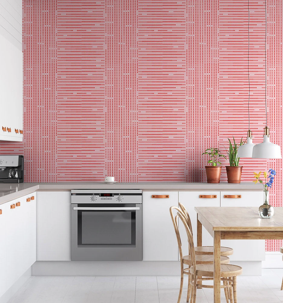 Feel-R | Peel & Stick Wallpaper(Feel r peel stick wallpaper d pssow106) Feel-R | Peel & Stick Wallpaper(Feel R Peel Stick Wallpaper D Pssow106) -Astek | Home Sales PSSOW106 1 feel r PINK install