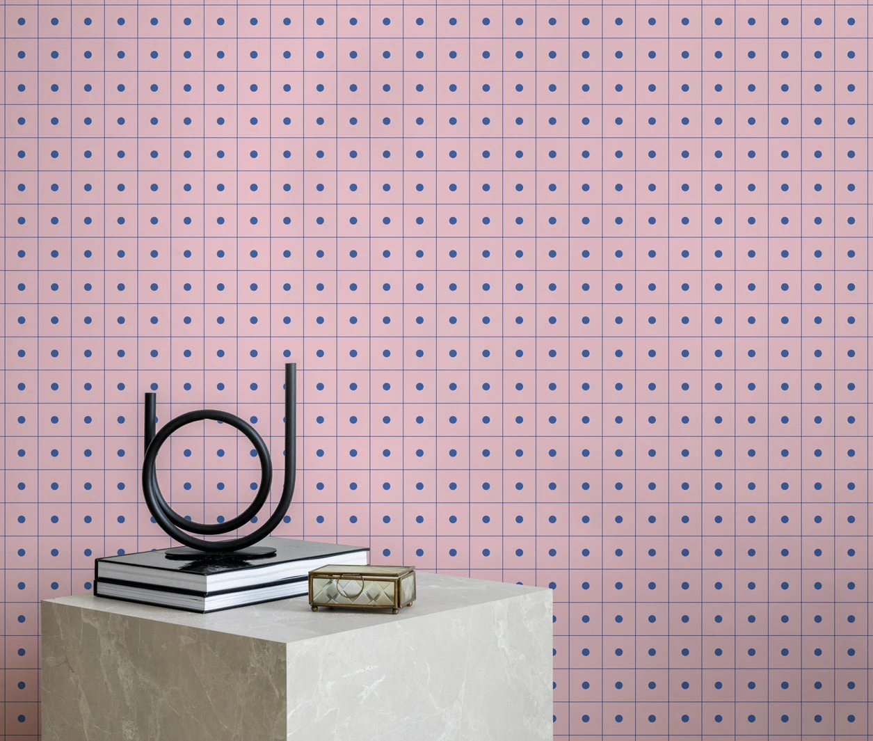 Dots | Peel & Stick Wallpaper(Dots peel stick wallpaper d pstb105 2 ah) Dots | Peel & Stick Wallpaper(Dots Peel Stick Wallpaper D Pstb105 2 Ah) -Astek | Home Sales PSTB105 2 AH dots PINK install