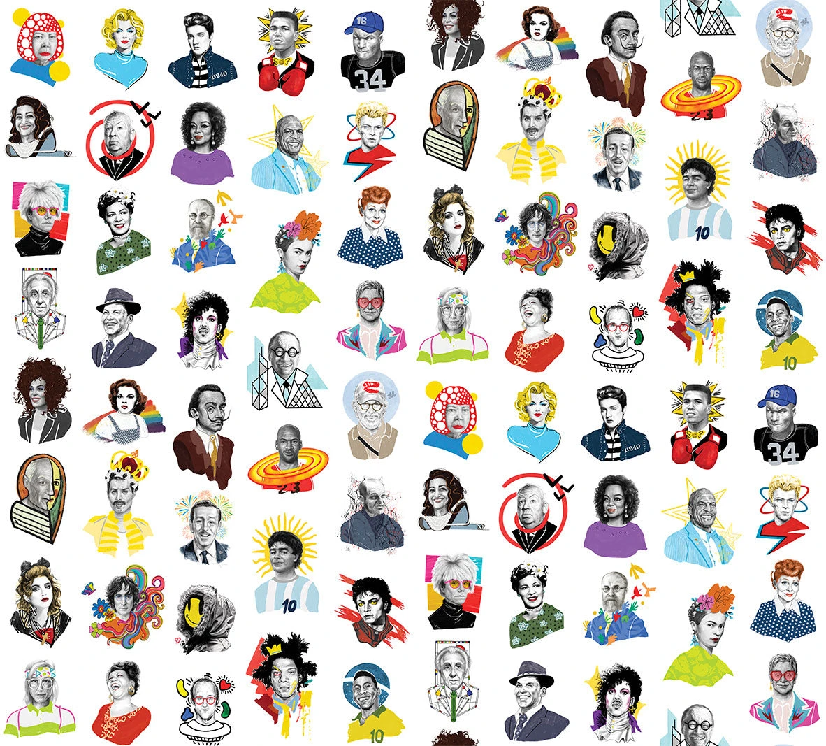 Iconographic | Peel & Stick Wallpaper(Iconographic peel stick wallpaper d pstc101) Iconographic | Peel & Stick Wallpaper(Iconographic Peel Stick Wallpaper D Pstc101) -Astek | Home Sales PSTC101 1 iconographic MULTI