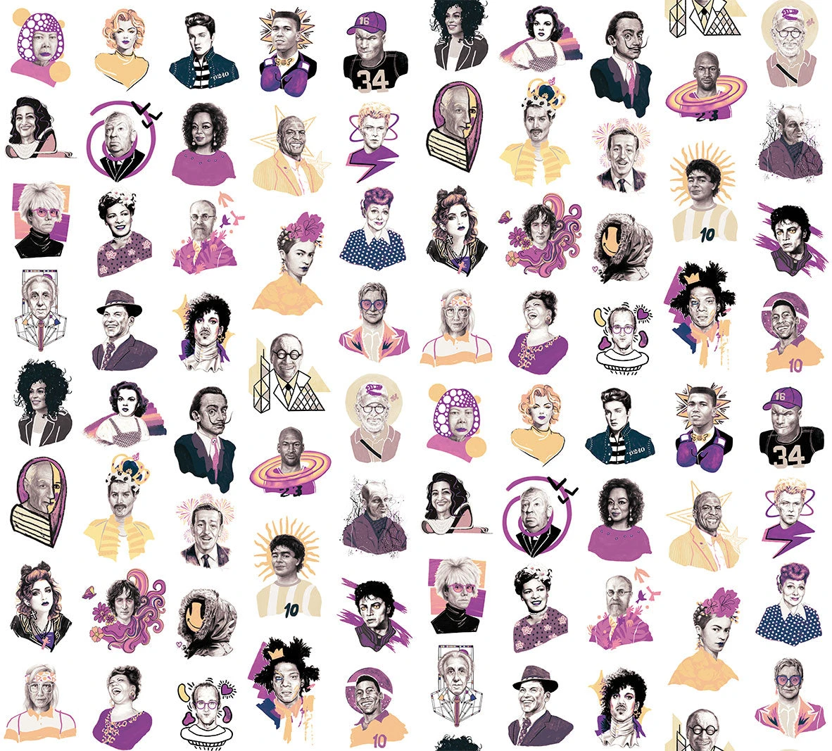 Iconographic | Peel & Stick Wallpaper(Iconographic peel stick wallpaper d pstc101) Iconographic | Peel & Stick Wallpaper(Iconographic Peel Stick Wallpaper D Pstc101) -Astek | Home Sales PSTC101 4 iconographic COMPLEMENTARY