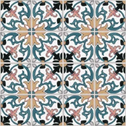 Spanish Tile 7 | Peel & Stick Wallpaper(Spanish Tile 7 Peel Stick Wallpaper D Psw106)
