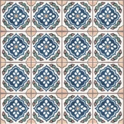 Spanish Tile 8 | Peel & Stick Wallpaper(Spanish Tile 8 Peel Stick Wallpaper D Psw107)