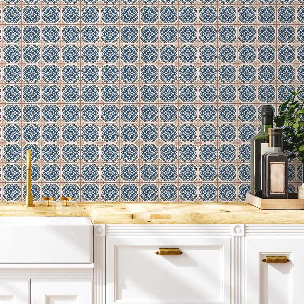 Spanish Tile 8 | Peel & Stick Wallpaper(Spanish tile 8 peel stick wallpaper d psw107) Spanish Tile 8 | Peel & Stick Wallpaper(Spanish Tile 8 Peel Stick Wallpaper D Psw107) -Astek | Home Sales PSW107 spanish tile 8 SPANISHTILE8 install 81e2d45f 232c 44c5 9b46 e07faacac733